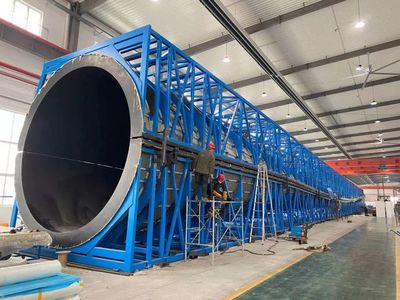 雙一科技鹽城基地成功研制100米非金屬風(fēng)電葉片模具